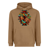 Toasted Coconut aztec rodeo cowboy christmas Heavyweight Hoodie - JahusDesignShop