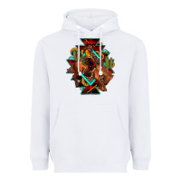 White aztec rodeo cowboy christmas Heavyweight Hoodie - JahusDesignShop