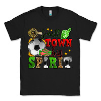 Black small town big spirit soccer Classic Tee - Zillion Design Studio
