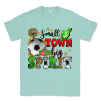 Seafoam small town big spirit soccer Classic Tee - Zillion Design Studio
