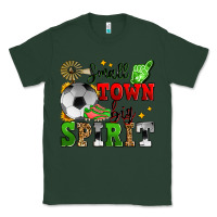 Sports Green small town big spirit soccer Classic Tee - Zillion Design Studio