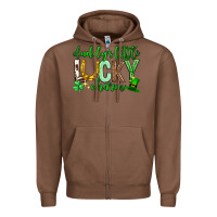 Chestnut St. Patrick's Day Daddy's little lucky charm Zipper Hoodie - Neo Western
