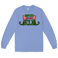 Colony Blue santa's cutest elf christmas Long Sleeve Tee - RanaPortraitStore
