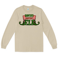 Mushroom santa's cutest elf christmas Long Sleeve Tee - RanaPortraitStore