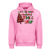 Fuchsia Pink its wonderful time of the year Urban Hoodie - MaliasSmallBusiness