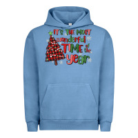 Pigment Pebble Blue its wonderful time of the year Urban Hoodie - MaliasSmallBusiness