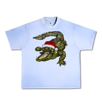 Grape Ice Christmas alligator Urban Heavy Tee - BarkalooDesign