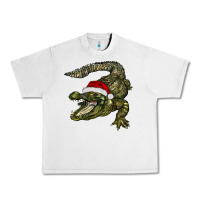 Lunar Rock Christmas alligator Urban Heavy Tee - BarkalooDesign