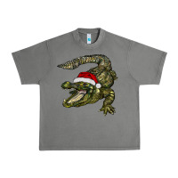 Tornado Christmas alligator Urban Heavy Tee - BarkalooDesign