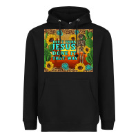 Black don't think jesus done it that way western skeleton cactus Heavyweight Hoodie - Artiststas