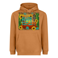 Meerkat don't think jesus done it that way western skeleton cactus Heavyweight Hoodie - Artiststas