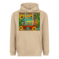 Mushroom don't think jesus done it that way western skeleton cactus Heavyweight Hoodie - Artiststas