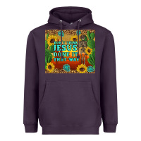 Plum don't think jesus done it that way western skeleton cactus Heavyweight Hoodie - Artiststas