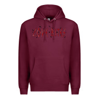 Burgundy love bites Premium Hoodie - MaliasSmallBusiness