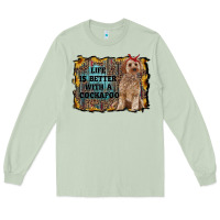 Matcha life is better with a cockapoo Long Sleeve Tee - RanaPortraitStore