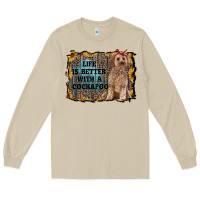 Mushroom life is better with a cockapoo Long Sleeve Tee - RanaPortraitStore