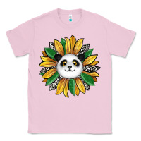 Bubblegum Pink panda sunflower Classic Tee - RanaPortraitStore