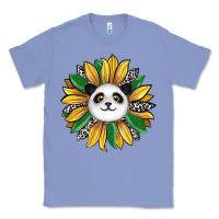 Colony Blue panda sunflower Classic Tee - RanaPortraitStore