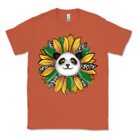 Copper panda sunflower Classic Tee - RanaPortraitStore