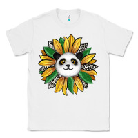 White panda sunflower Classic Tee - RanaPortraitStore