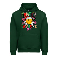 Forest Green santas favorite girl Urban Hoodie - MaliasSmallBusiness