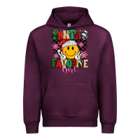 Mauve Wine santas favorite girl Urban Hoodie - MaliasSmallBusiness