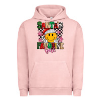 Pigment Salmon santas favorite girl Urban Hoodie - MaliasSmallBusiness