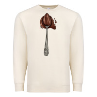 Sandshell spoon with chocolate Premium Sweatshirt - AdoDesignShop