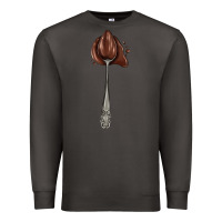 Smoke spoon with chocolate Premium Sweatshirt - AdoDesignShop