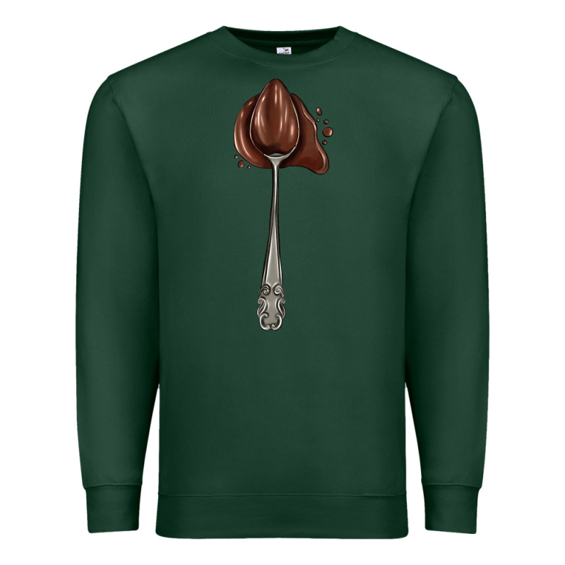 Spoon With Chocolate Premium Sweatshirt by AdoDesignShop | Teevron