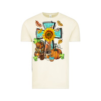 Vintage Arctic western thankful cross pumpkin Vintage Tee - BarkalooDesign