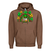 Chestnut St. Patrick's Day gnome rainbow Zipper Hoodie - Neo Western