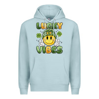 Blue Mist lucky vibes Premium Hoodie - MaliasSmallBusiness