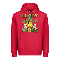 Cardinal lucky vibes Premium Hoodie - MaliasSmallBusiness