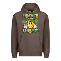 Coffee lucky vibes Premium Hoodie - MaliasSmallBusiness