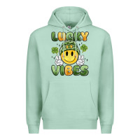 Seafoam lucky vibes Premium Hoodie - MaliasSmallBusiness