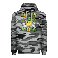 Slate Camo lucky vibes Premium Hoodie - MaliasSmallBusiness