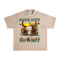French Oak simmer down cowboy Urban Heavy Tee - texasbilliewilder