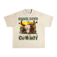 Sandshell simmer down cowboy Urban Heavy Tee - texasbilliewilder
