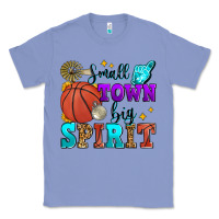 Colony Blue small town big spirit basketball Classic Tee - Zillion Design Studio