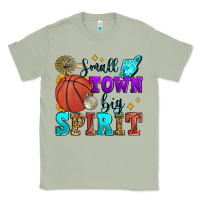Matcha small town big spirit basketball Classic Tee - Zillion Design Studio