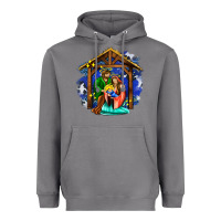 Storm jesus and mary with god Heavyweight Hoodie - AdoDesignShop