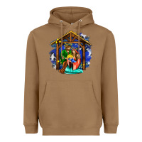Toasted Coconut jesus and mary with god Heavyweight Hoodie - AdoDesignShop