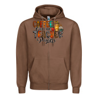 Chestnut coffee gives me teacher Zipper Hoodie - CowhideDigitalArt