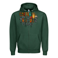 Sports Green coffee gives me teacher Zipper Hoodie - CowhideDigitalArt