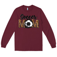 Burgundy soccer mom Long Sleeve Tee - texasbilliewilder