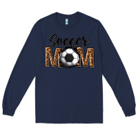 Navy soccer mom Long Sleeve Tee - texasbilliewilder