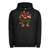 Pigment Black the teacher gnome christmas Urban Hoodie - MaliasSmallBusiness