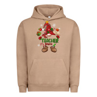 Pigment Burro the teacher gnome christmas Urban Hoodie - MaliasSmallBusiness