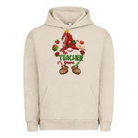 Pigment French Oak the teacher gnome christmas Urban Hoodie - MaliasSmallBusiness